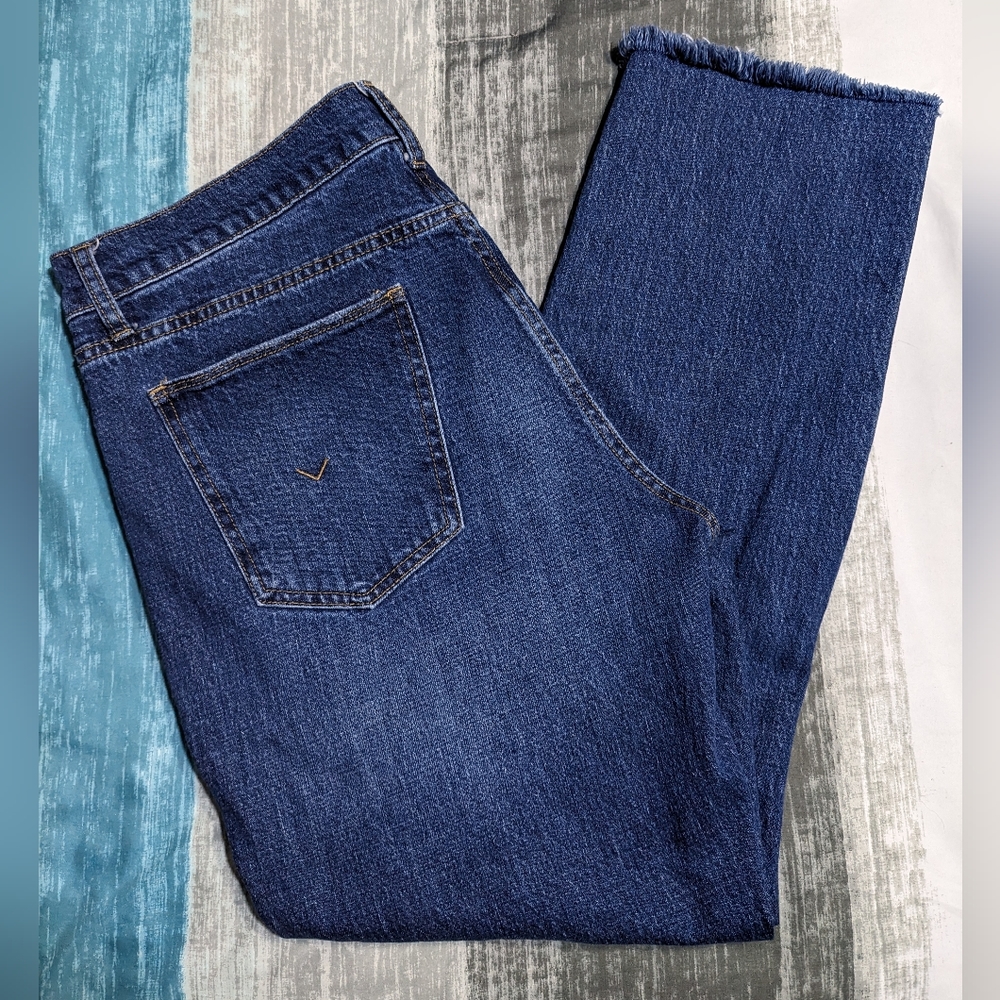 🐝Hudson Blake Distressed Men's Jeans w/Raw Hem Size 34x28